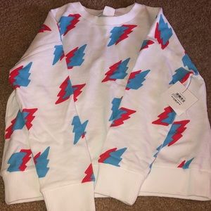 Boys lighting bolt sweatshirt
